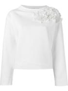 Capucci Flower Appliqué Sweatshirt