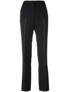 Jil Sander Metallic Detailing Trousers - Black
