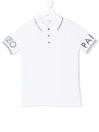 Kenzo Kids Teen Short Sleeve Polo Shirt - White