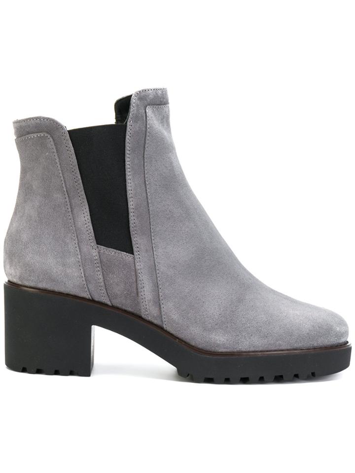 Hogan Chunky Ankle Boots - Grey