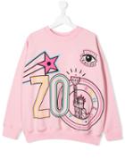 Kenzo Kids Teen Guillema Logo Sweatshirt - Pink