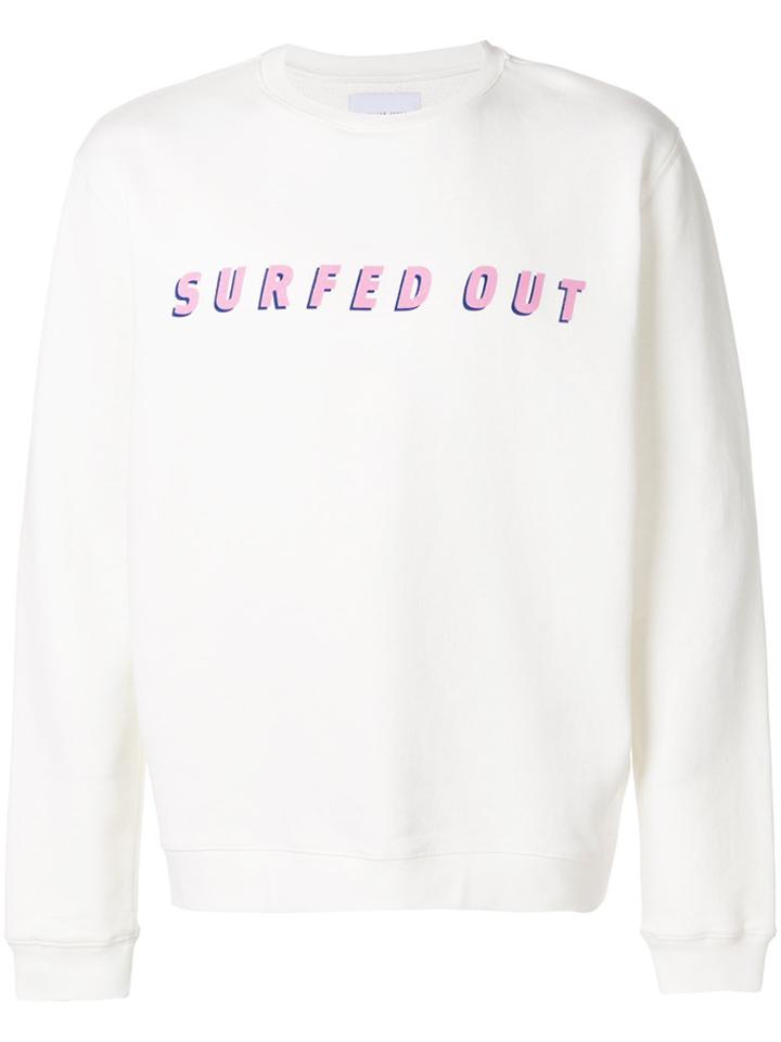 The Silted Company Surfed Out Sweatshirt - White