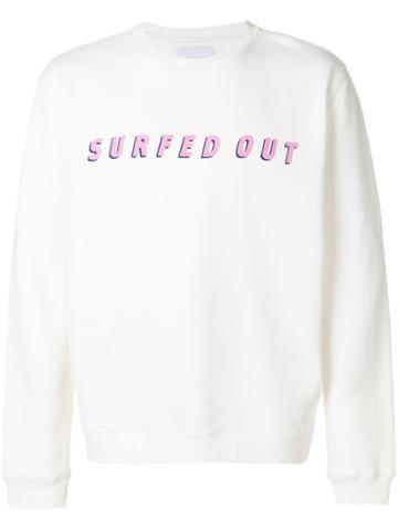 The Silted Company Surfed Out Sweatshirt - White