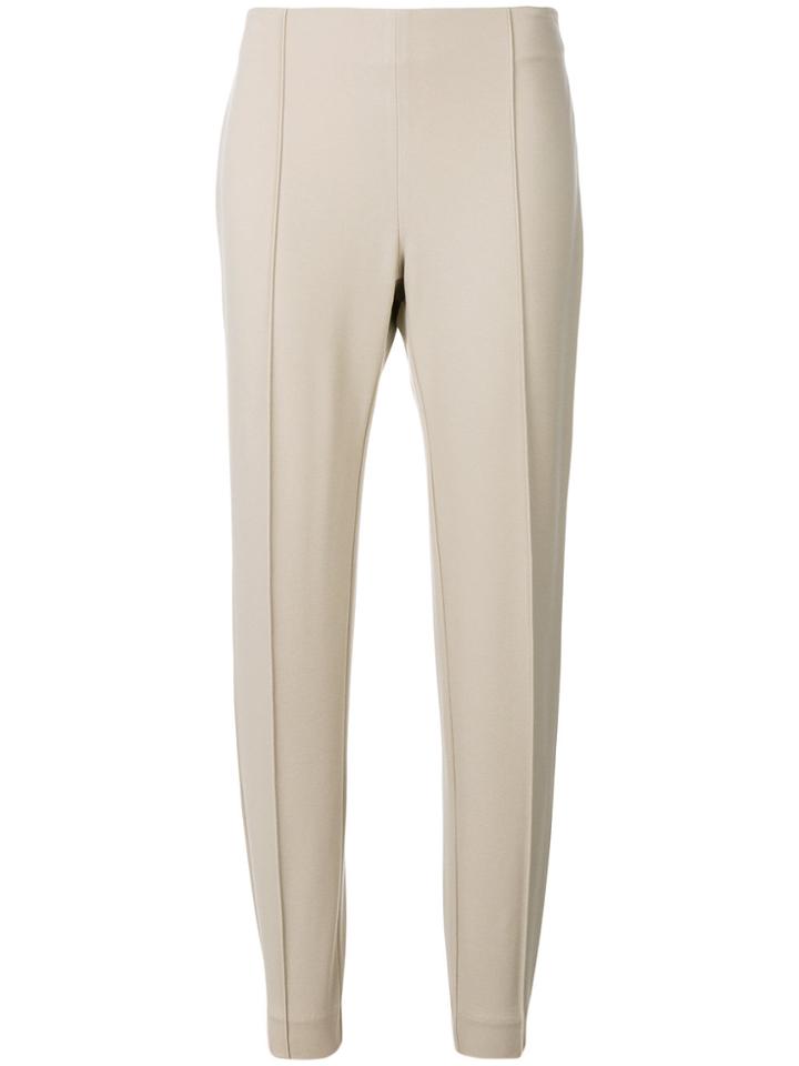 Le Tricot Perugia Classic Skinny-fit Trousers - Nude & Neutrals