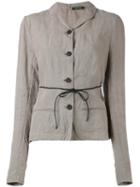 Rundholz - Open Back Jacket - Women - Linen/flax - S, Nude/neutrals, Linen/flax