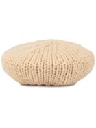 Undercover Cable Knit Beret - Neutrals
