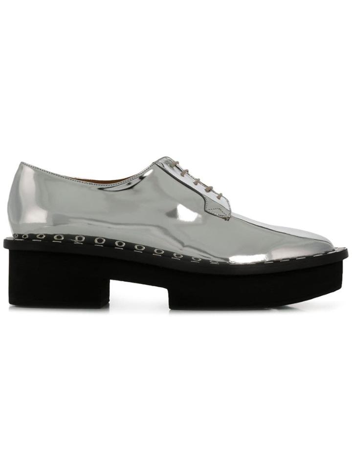 Clergerie Beckie Lace-up Shoes - Silver
