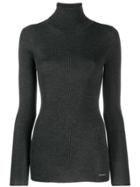 Prada Slim Fit Polo Neck - Grey