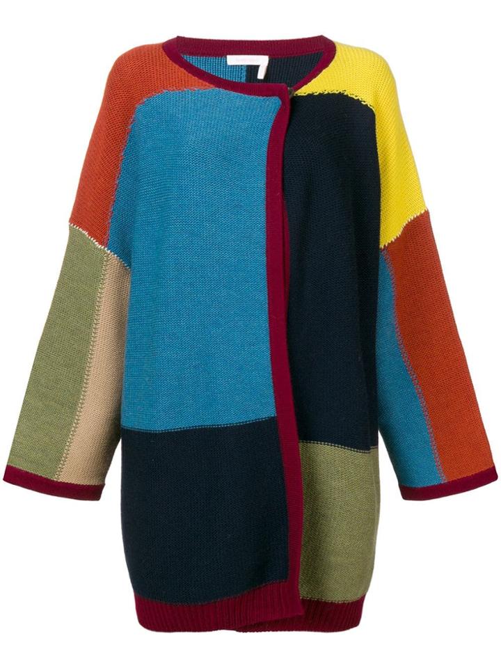 See By Chloé Colour-block Cardigan - Brown