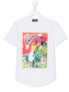 Dsquared2 Kids - Teen Surf Squad T-shirt - Kids - Cotton - 14 Yrs, White