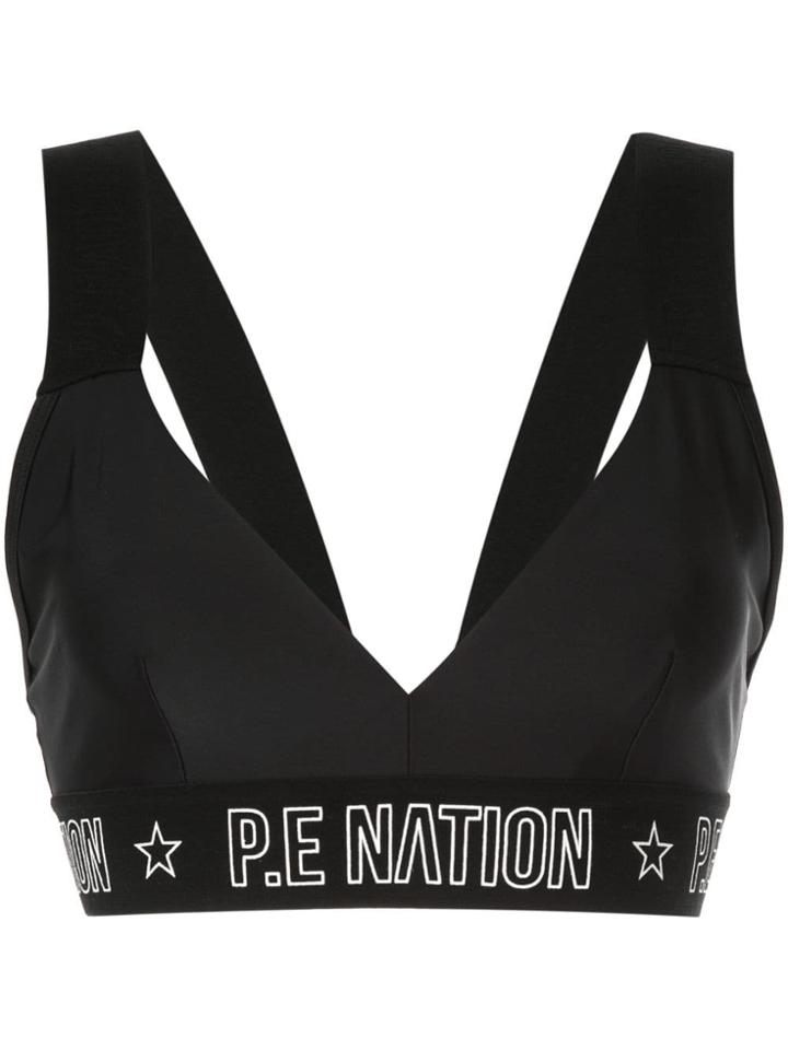 P.e Nation Motion Strike Sports Bra - Black
