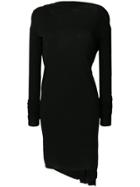 Rick Owens Lilies Open Back Short Cocktail Dress - Black