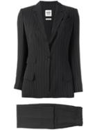 Hermès Vintage Pinstriped Suit, Women's, Size: 36, Brown