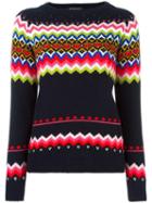 Twin-set Zig-zag Pattern Jumper, Women's, Size: Medium, Viscose/wool/polyamide/cashmere