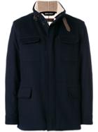 Loro Piana Jacket With Multiple Pockets - Blue