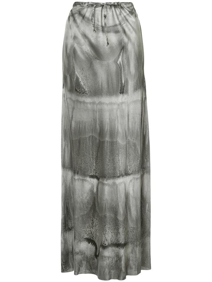 Masnada Dégradé Maxi Skirt - Grey