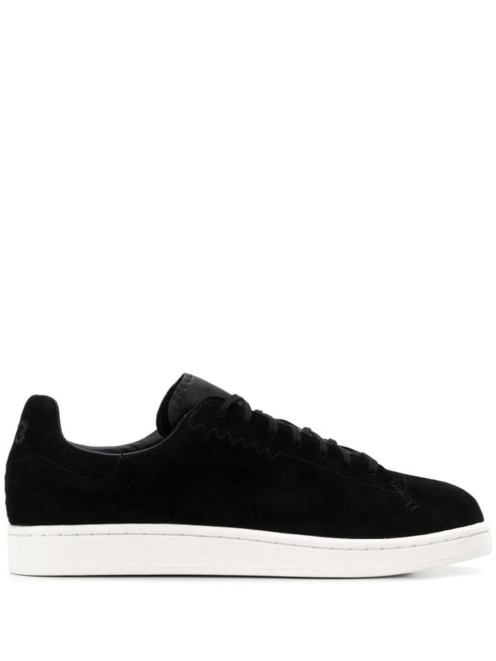 Y-3 Low Top Trainers - Black