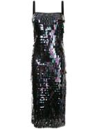 Ginger & Smart Black Pearl Dress - Metallic