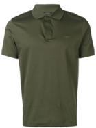 Z Zegna Chest Logo Polo Shirt - Green