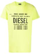 Diesel Industrial Print T-shirt - Yellow