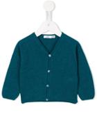 Knot - 'layette' Basic Cardigan - Kids - Polyamide/viscose/cashmere/merino - 3 Mth, Infant Boy's, Blue