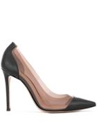 Gianvito Rossi Vernice+plexy Pumps - Black