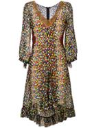 Marco De Vincenzo Leopard Print Dress - Multicolour
