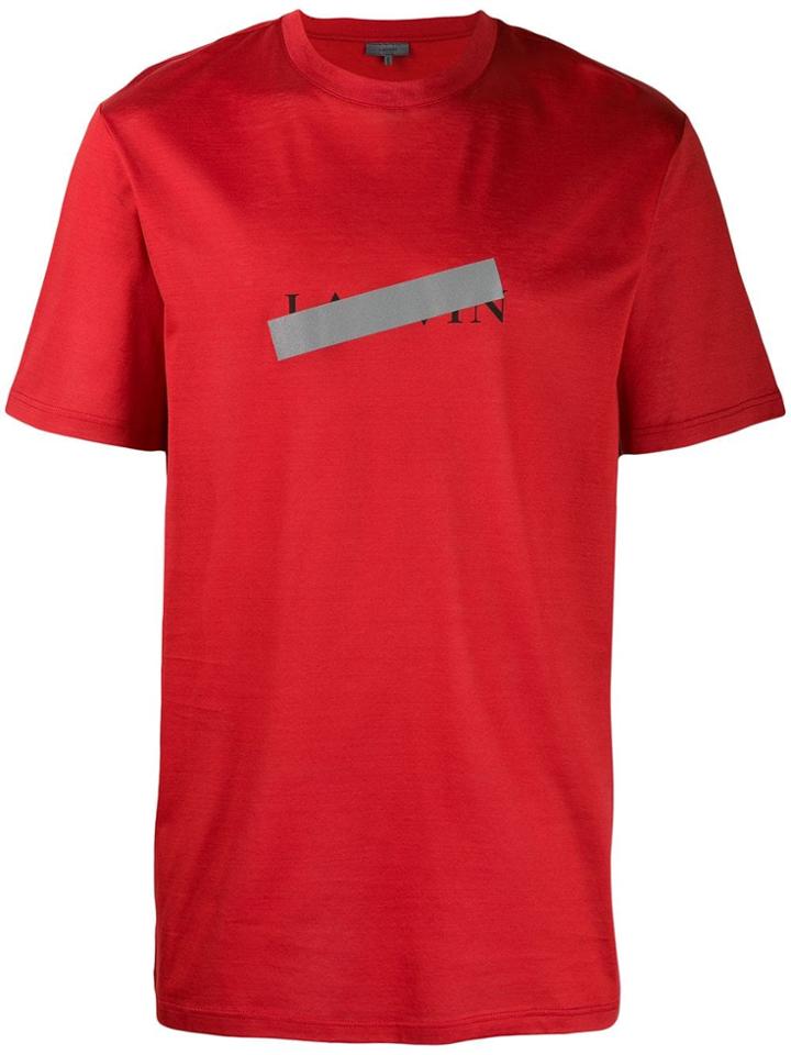 Lanvin Printed Logo T-shirt - Red