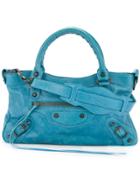 Balenciaga Vintage The First Two-way Tote - Blue