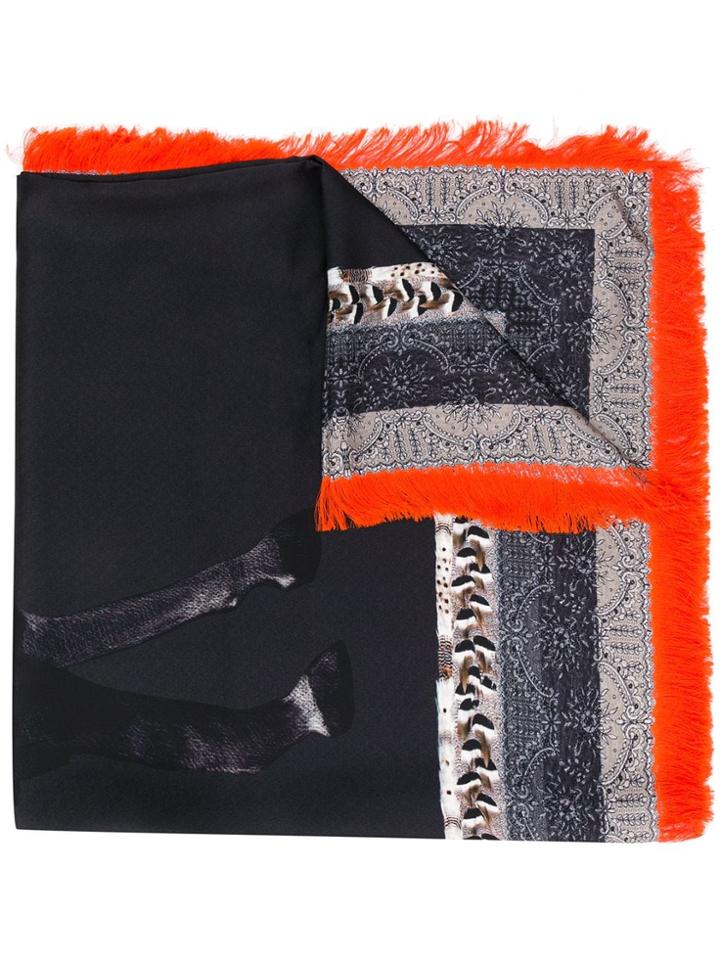 Pierre-louis Mascia Silk Tartan-mix Scarf - Blue