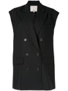 Tibi Structured Waistcoat - Black