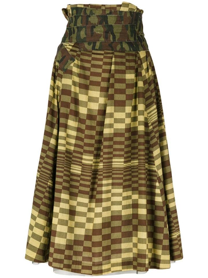 Comme Des Garçons Pre-owned Longuette Skirt - Green