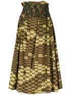 Comme Des Garçons Pre-owned Longuette Skirt - Green