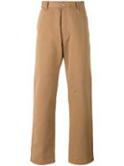 Ami Alexandre Mattiussi - Large Fit Trousers - Men - Cotton - M, Nude/neutrals, Cotton