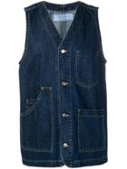 Société Anonyme Denim Vest - Blue