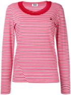 Sonia By Sonia Rykiel - Striped Sweatshirt - Women - Cotton - S, Red, Cotton