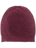 Roberto Collina Knitted Beanie Hat - Red