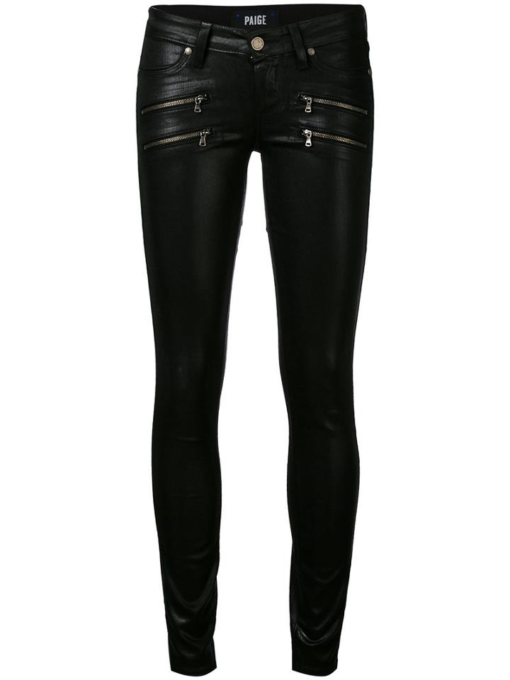 Paige - 'edgemont' Ultra Skinny Jeans - Women - Cotton/polyester/spandex/elastane/rayon - 29, Black, Cotton/polyester/spandex/elastane/rayon