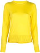 Proenza Schouler Merino Crewneck Top - Yellow
