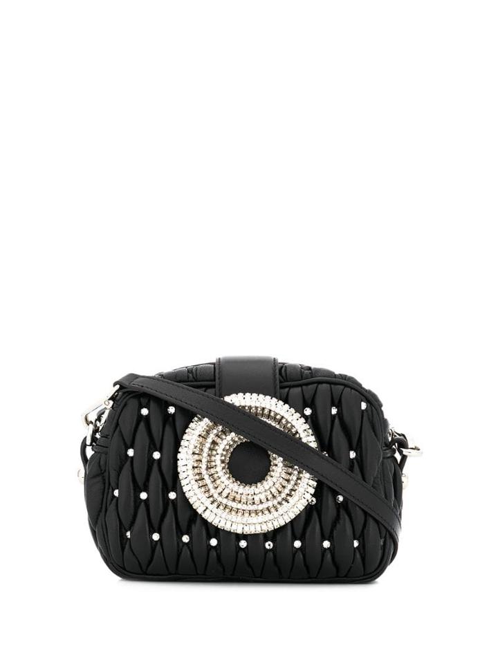 Gedebe Embellished Camera Bag - Black