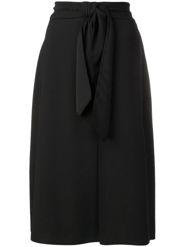 Elisabetta Franchi Tie Waist Skirt - Black