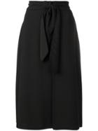 Elisabetta Franchi Tie Waist Skirt - Black