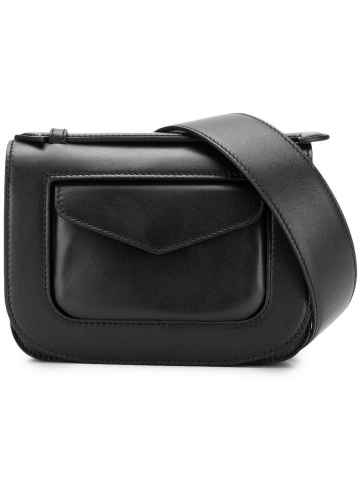 Stée Flap Pocket Belt Bag - Black