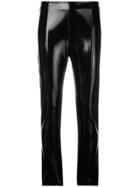Pinko Wet-look Skinny Trousers - Black