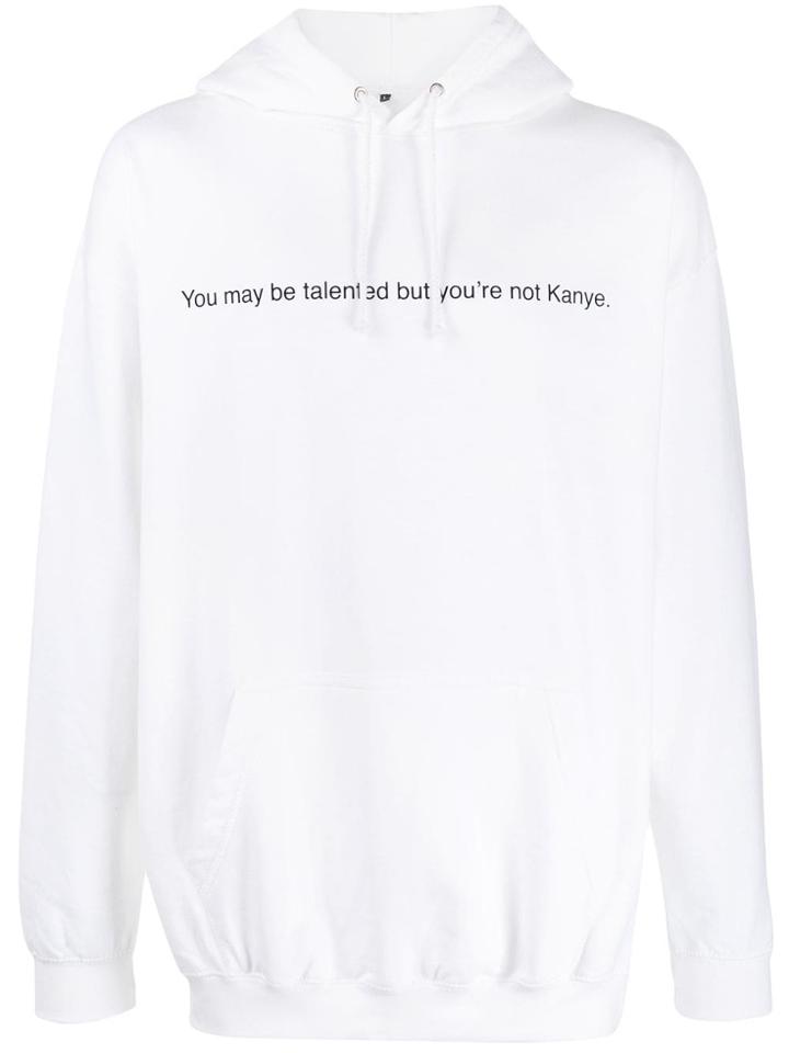 F.a.m.t. Slogan-print Hoodie - White