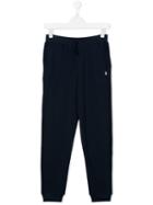 Ralph Lauren Kids Gathered Ankle Track Pants, Boy's, Size: 14 Yrs, Blue