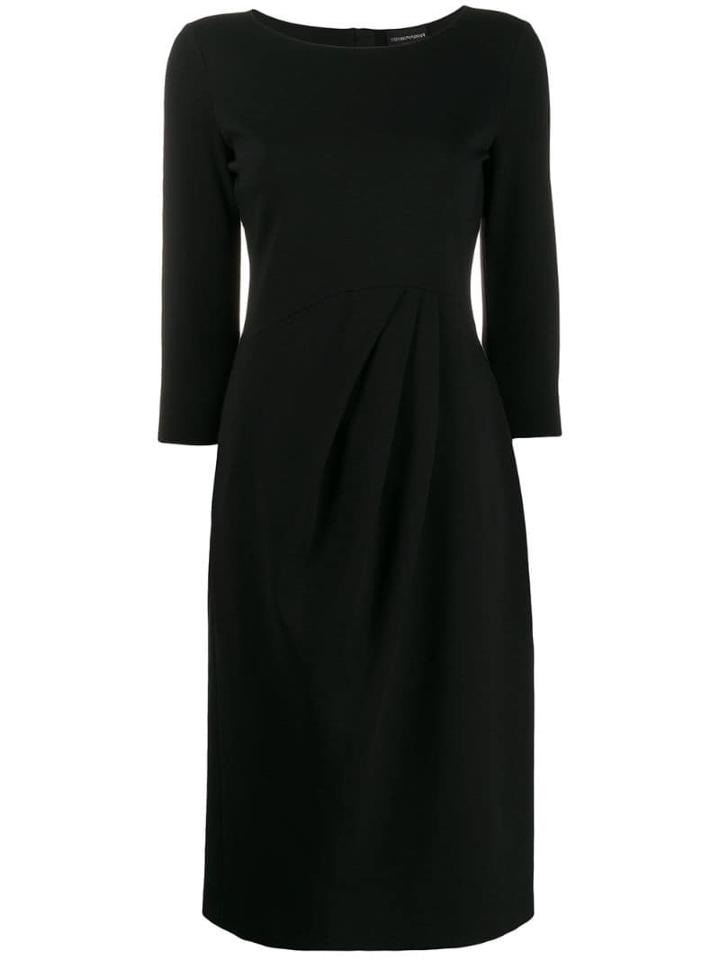 Emporio Armani Stretch Knit Dress - Black