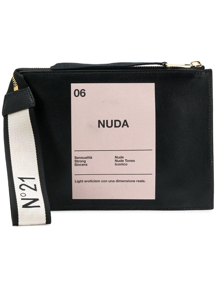 Nº21 Mini Nuda Clutch - Black