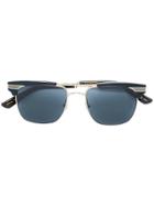 Gucci Eyewear Oval Frame Sunglasses - Metallic