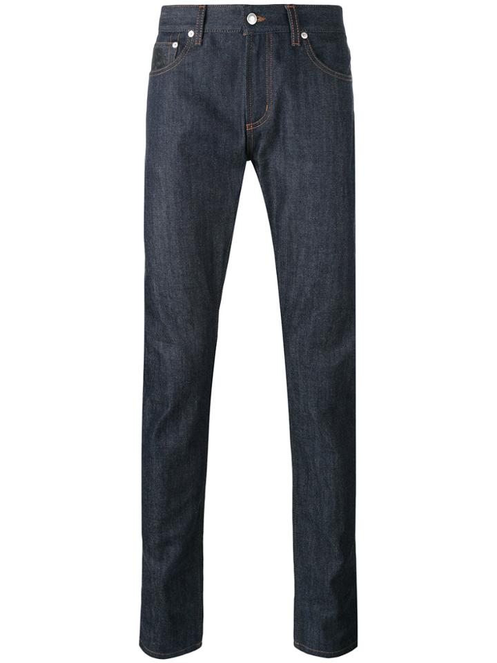 Alexander Mcqueen Slim-fit Jeans - Blue